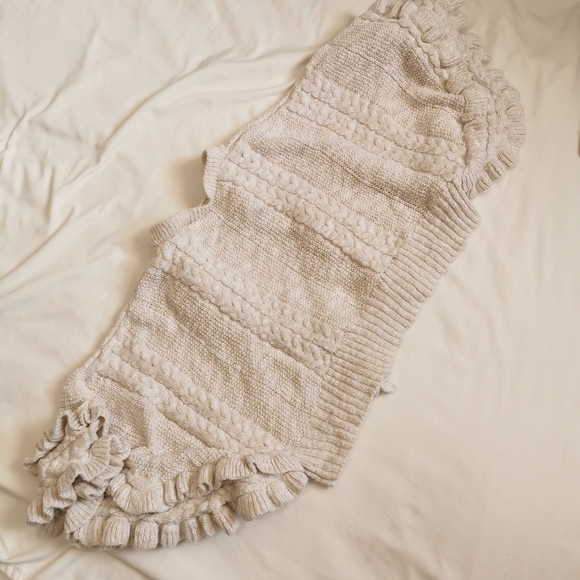 Kids Crocheted Bohemian Batwing Ruffled Cardigan by Target - Picture 3 of 11